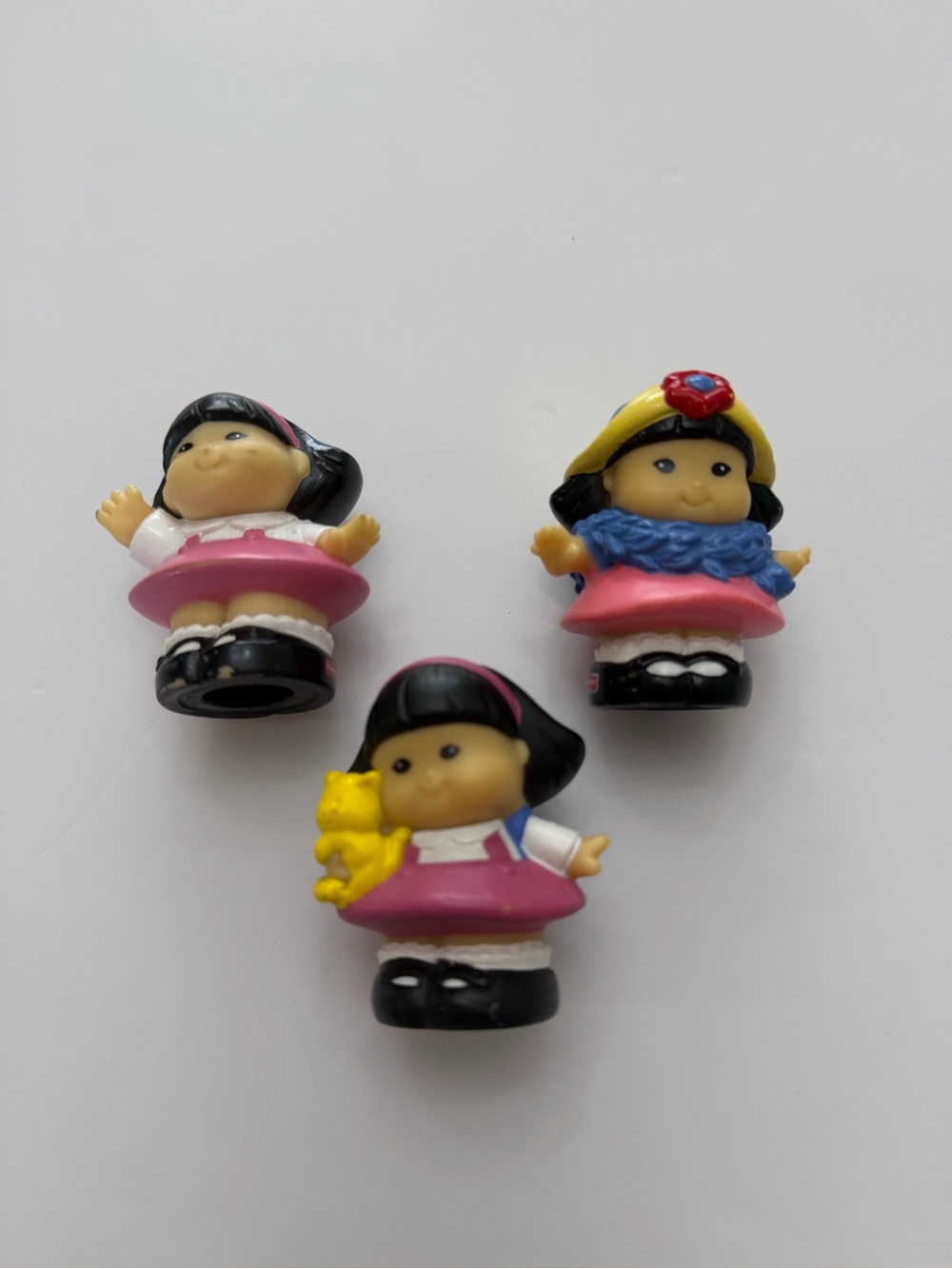 Fisher-Price Little People Girl Figures Lot of 3 School Girl Princess Doll Toy